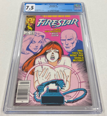 Firestar Issue #1 Year 1986 CGC Graded 7.5 Comic Book