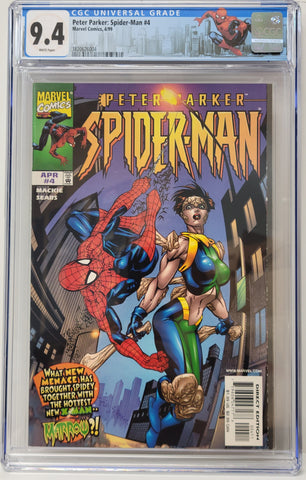 Peter Parker: Spider-Man Issue #4 Year 1999 CGC Graded 9.4 Special Label Comic