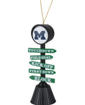 Michigan Ornament Fan Crossing