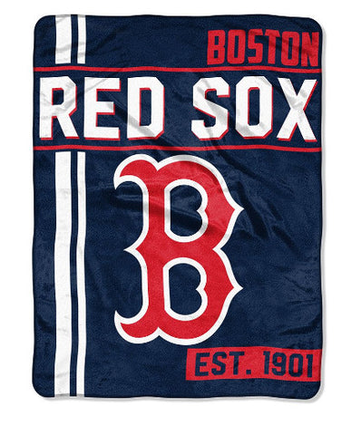 Red Sox Micro Raschel Throw Blanket 46x60 Walk Off