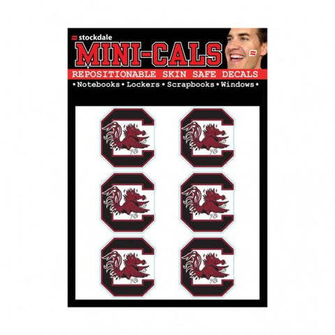 Gamecocks Face Cals Tattoos 6-Pack