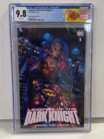 Legends of the Dark Knight Issue #1 Warren Louw  Black Flag Edition CGC Graded 9.8 Special Label Comic Book