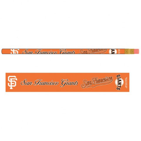 Giants 6-Pack Pencils MLB