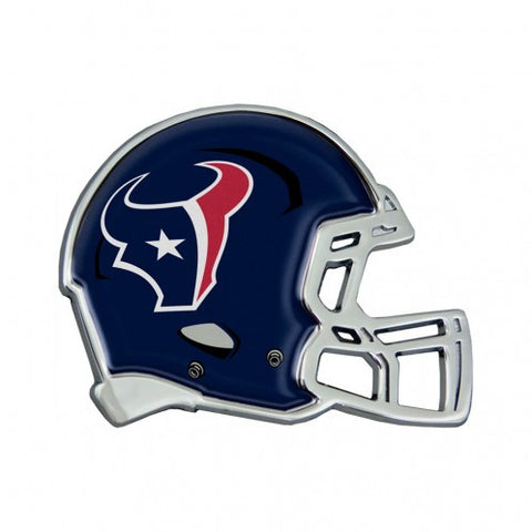 Texans Auto Emblem Metal Helmet