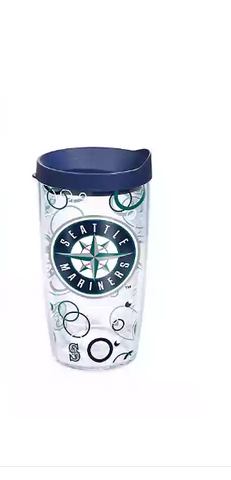 Mariners 16oz Bubble Tervis w/ Lid