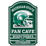 Spartans Wood Sign 11x17 Fan Cave