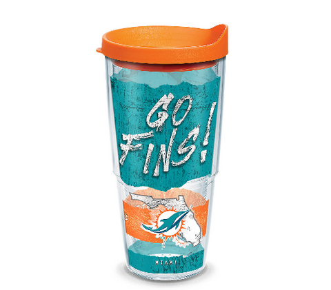 Dolphins 24oz Statement Tervis w/ Lid