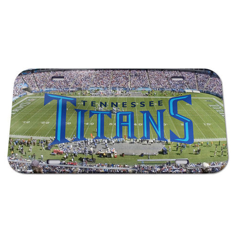 Titans Laser Cut License Plate Tag Acrylic Color Field