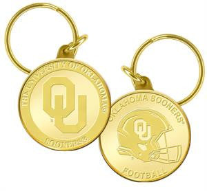 Oklahoma Keychain Bronze