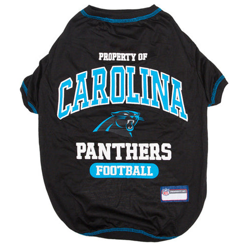 Panthers Pet Shirt Property of Large NFL