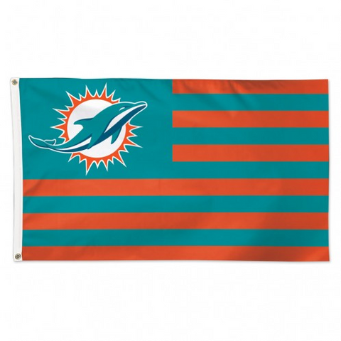 Dolphins 3x5 House Flag Deluxe USA