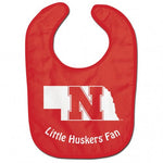 Nebraska Baby Bib All Pro Red