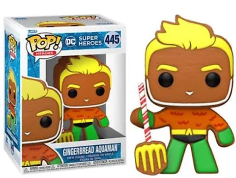 Funko Pop Vinyl Heroes - DC Super Heroes - Gingerbread Aquaman 445