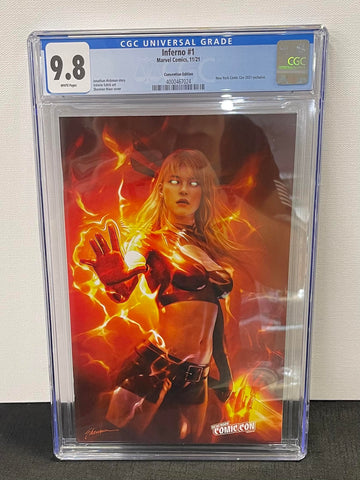 Inferno Issue #1 NYCC 2021 Exclusive Maer Cover CGC Graded 9.8 Comic Book