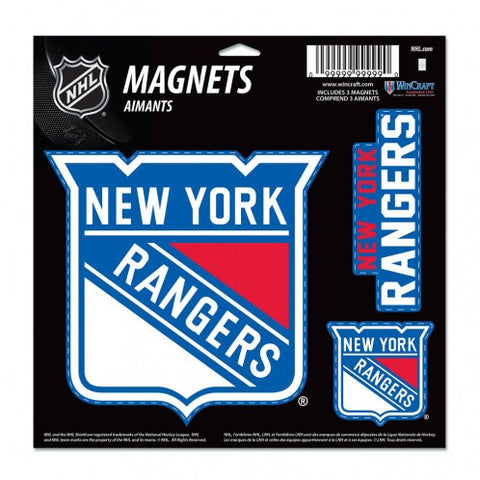 Rangers 11x11 Magnet Set NHL