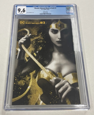 Wonder Woman Black & Gold Issue #3 Year 2021 Middleton Variant Cover CGC Graded 9.6 Comic Book