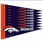 Broncos 8-Pack Mini Pennant Set 4x9