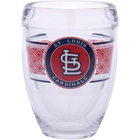 Cardinals 9oz Stemless Wine Glass Tervis MLB