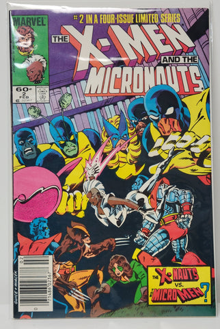 X-Men and the Micronauts Issue #2 February 1984 Comic Book