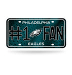 Eagles #1 Fan Metal License Plate Tag