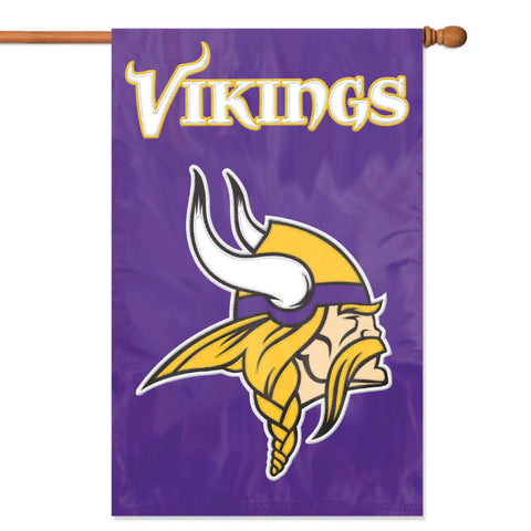 Vikings Premium Vertical Banner House Flag 2-Sided