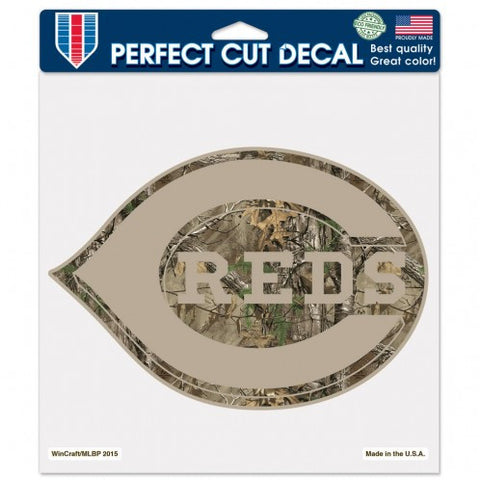 Reds 8x8 DieCut Decal Color Camouflage