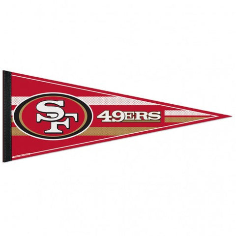 49ers Triangle Pennant 12"x30"