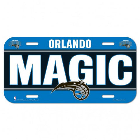 Magic Plastic License Plate Tag