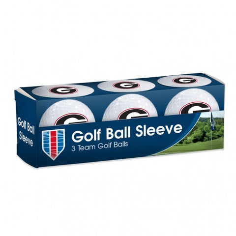 Georgia 3-Pack Golf Ball Set White