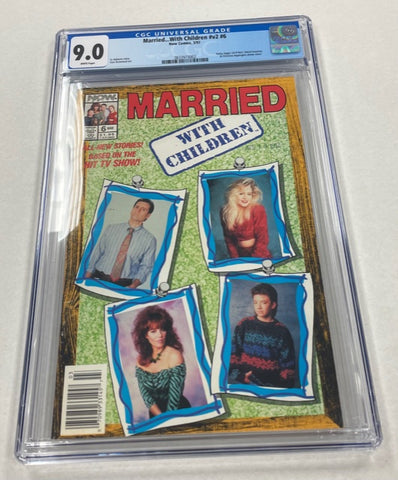 Married with Children Issue #v2 #6 Year 1992 CGC Graded 9.0 Comic Book