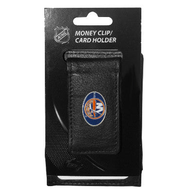 Islanders Leather Cash & Cardholder Magnetic Logo