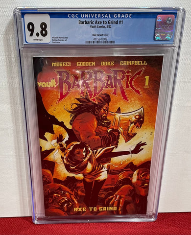 Barbaric Axe to Grind Issue #1 2022 Dani Variant Cover CGC Graded 9.8 Comic Book