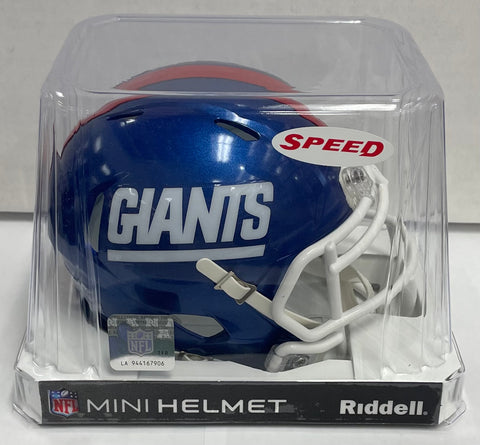 Giants Mini Helmet Speed Color Rush NFL