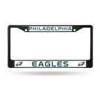 Eagles Chrome License Plate Frame Color Green