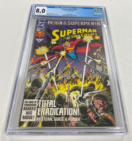 Action Comics - Issue #690 Year 1993 - Cover A CGC Graded 8.0 - Comic Book