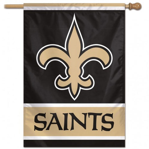 Saints Vertical House Flag 1-Sided 28x40
