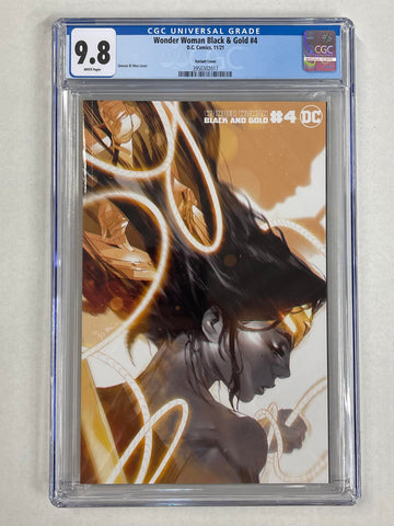 Wonder Woman Black & Gold Issue #4 November 2021 Variant CGC Graded 9.8 Comic Book