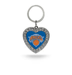 Knicks Keychain Rhinestone Heart