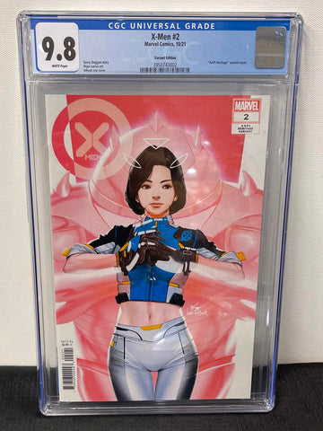 X-Men Issue #2 Year 2021 AAPI Variant Edition CGC Graded 9.8 Comic Book