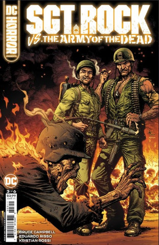 DC Horror Presents: SGT Rock VS The Army of Dead Issue #3 November 2022 Cover A Comic Book