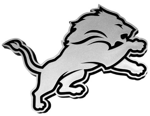 Lions Auto Emblem Chrome Logo