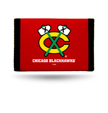 Blackhawks Color Nylon Wallet Trifold