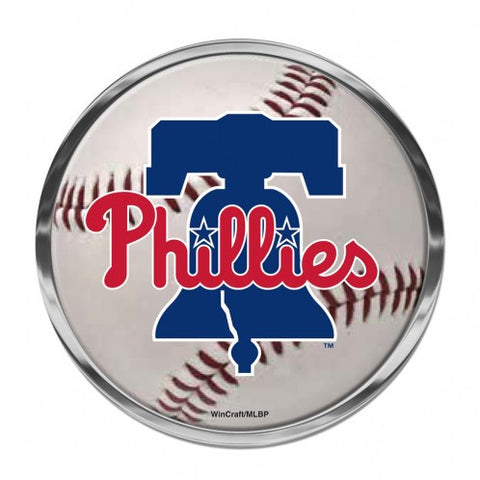 Phillies Auto Emblem Metal Ball