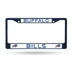 Bills Chrome License Plate Frame Color Blue