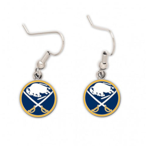 Sabres Earrings Dangle Logo