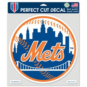 Mets 8x8 DieCut Decal Color Ball