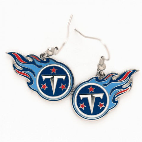 Titans Earrings Dangle Logo