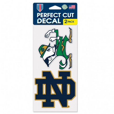 Notre Dame 4x8 2-Pack Decal