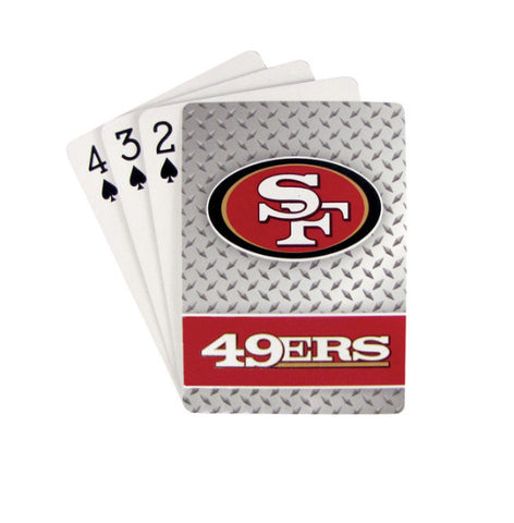 49ers Playing Cards Diamond Plate