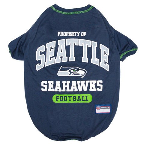 Seahawks Pet Shirt Property of Medium